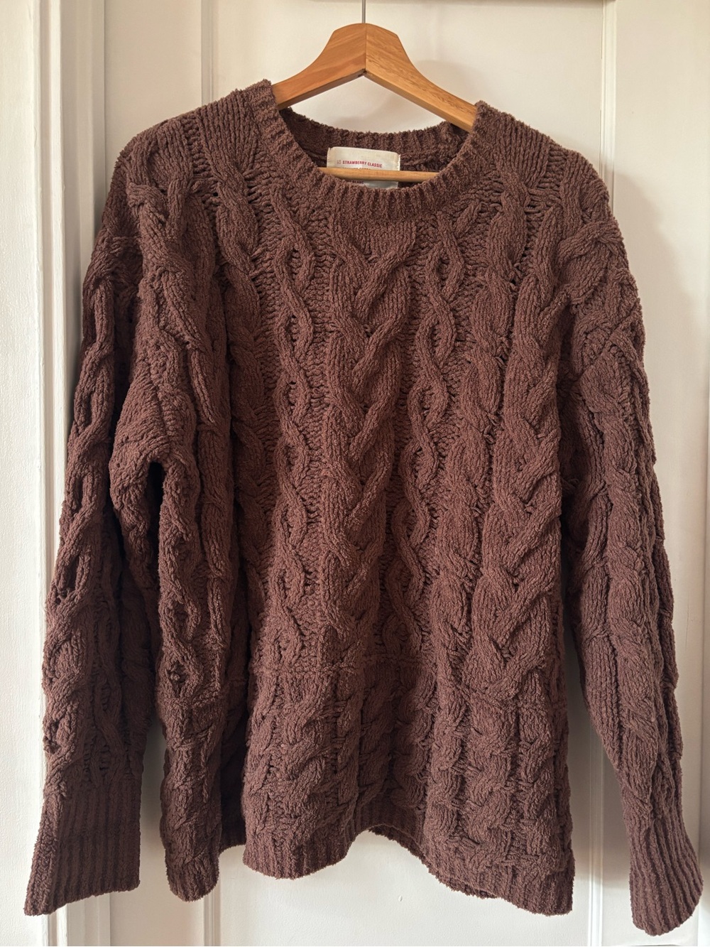 Gelato Pique Brown Knit Lounge Sweater